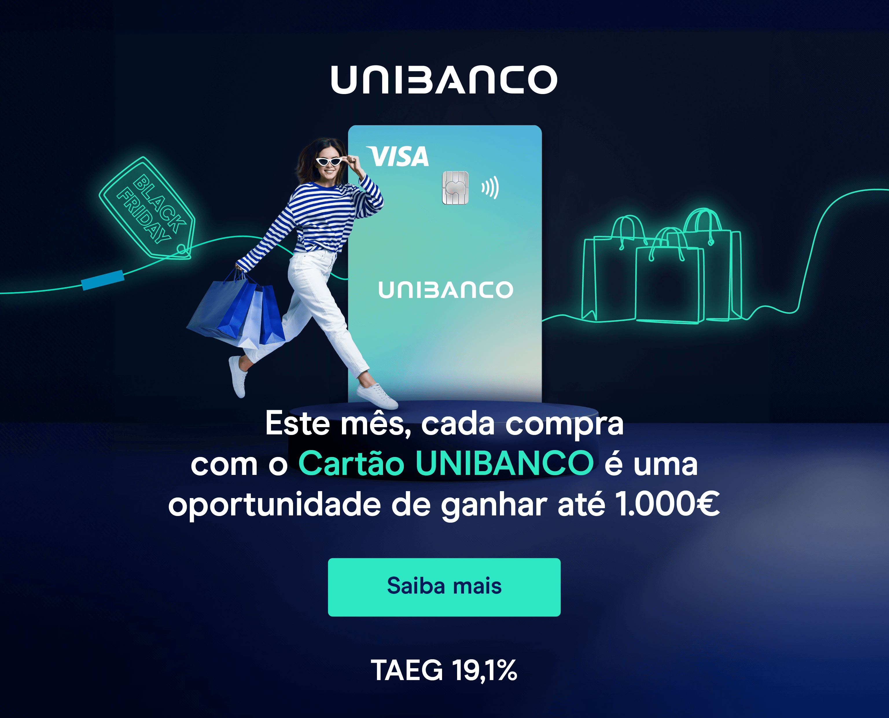 Campanha Trividir compras com o cartão de crédito Unibanco 4T24