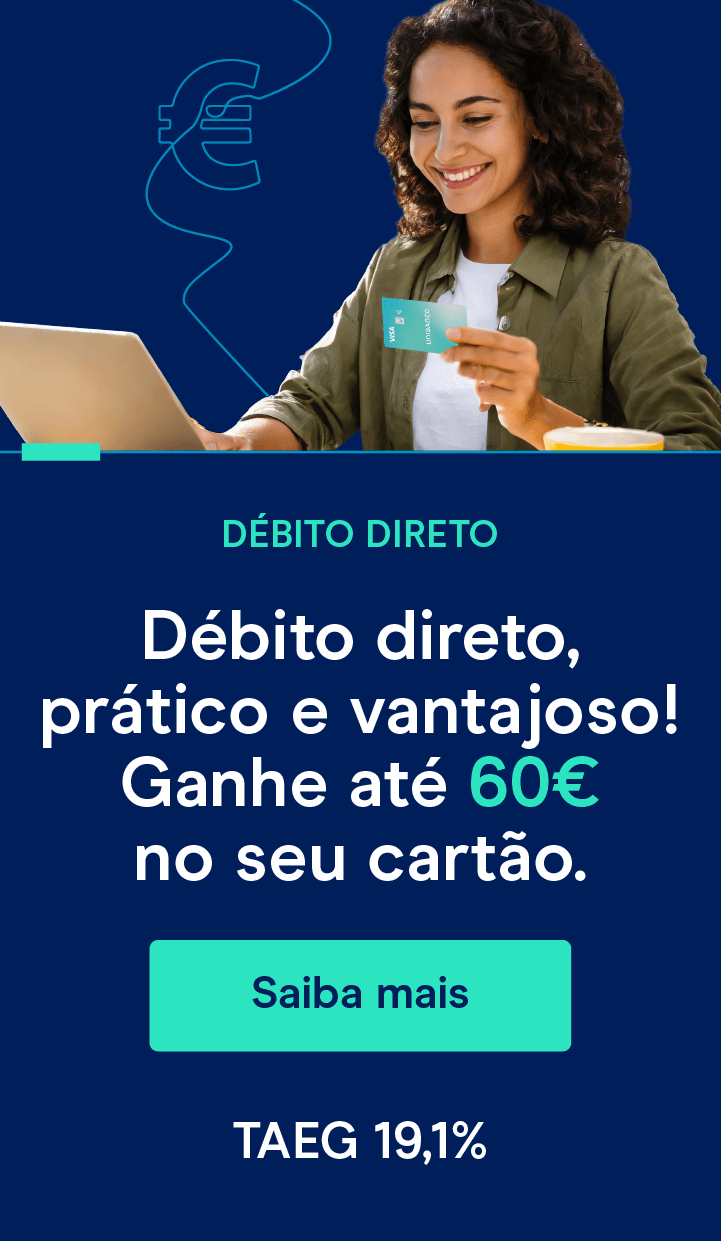 Banner domiciliações cartão UNIBANCO