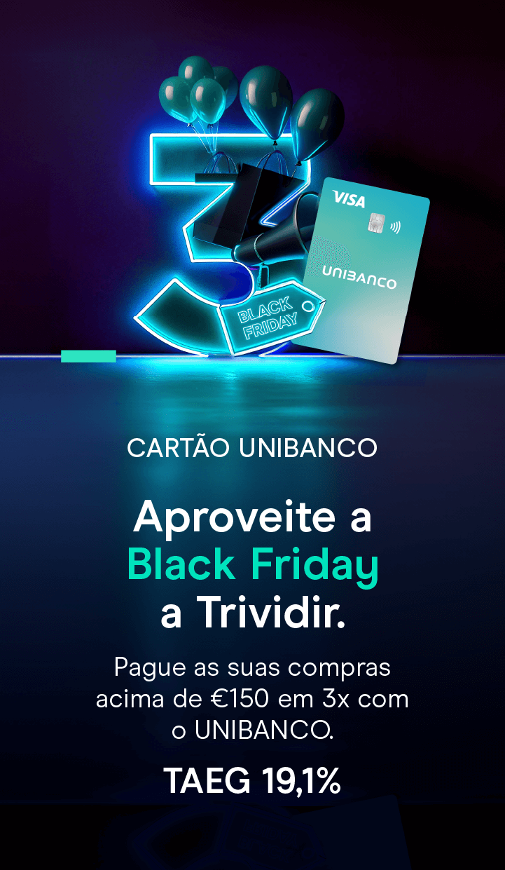 Campanha Trividir compras com o cartão de crédito Unibanco 4T24